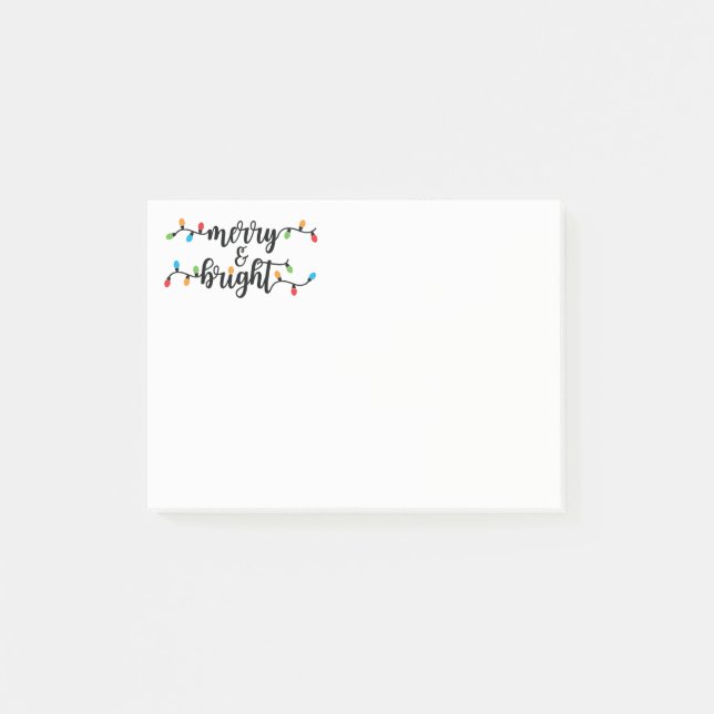 Post-it® Notas Adhesivas de Vacaciones de Navidad (Anverso)