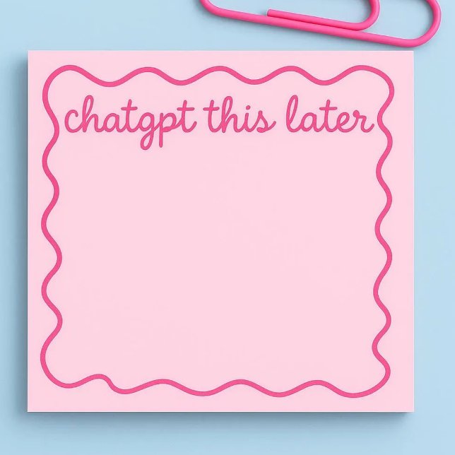 Post-it® Notas Adhesivas Divertidas de ChatGPT | “ChatGPT E (Subido por el creador)
