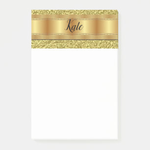 Post-it® Notas adhesivas doradas
