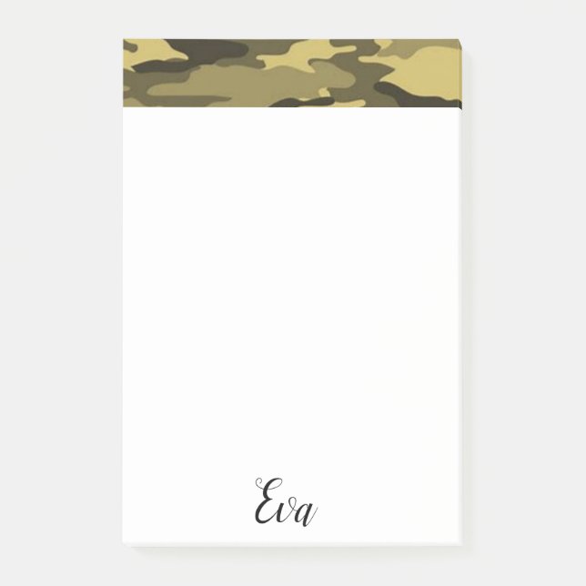 Post-it® Notas Adhesivas Ejército Amarillo (Anverso)