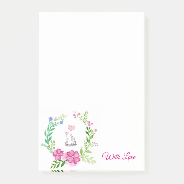 Post-it® Notas Adhesivas Elefante (Anverso)
