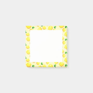 Post-it® Notas Adhesivas Enmarcadas De Limones Amarillos