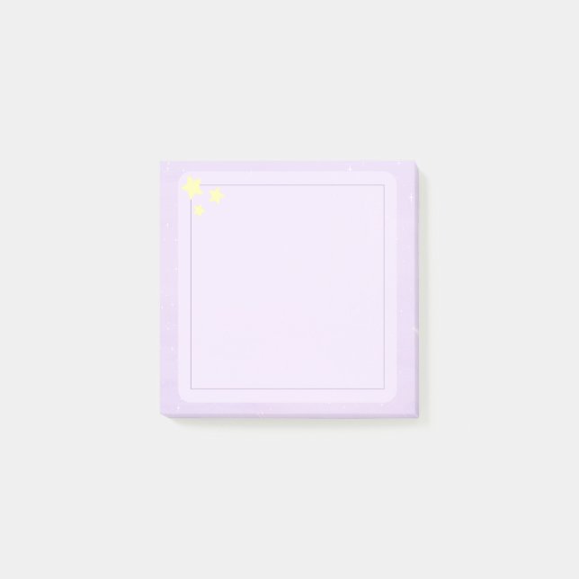 Post-it® Notas Adhesivas Estrellas Pastel (Anverso)