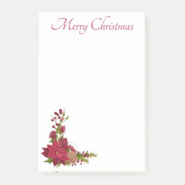 Post-it® Notas Adhesivas Flor de Pascua de Navidad