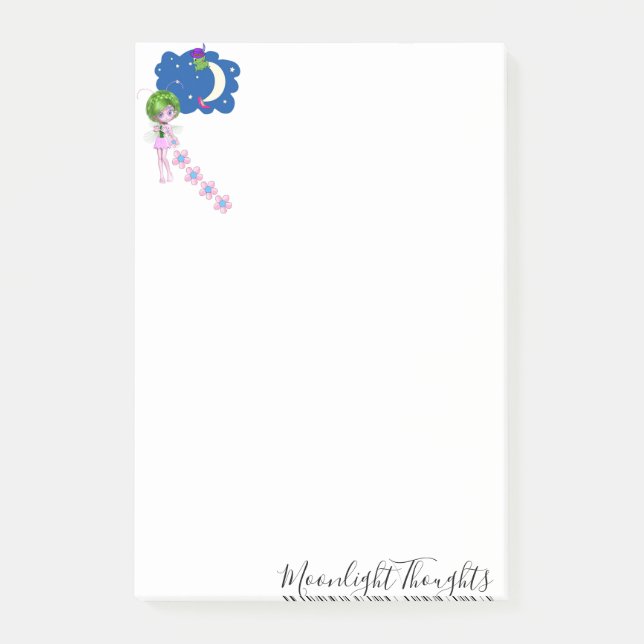 Post-it® Notas adhesivas Floral Luna (Anverso)