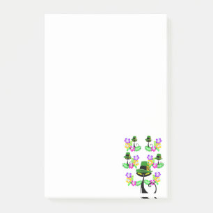 Post-it® Notas adhesivas florales del día de San Patricio g