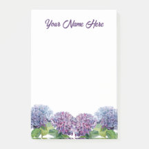Notas adhesivas florales personalizadas para regal
