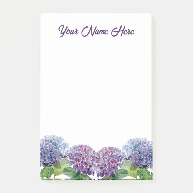 Post-it® Notas adhesivas florales personalizadas para regal (Anverso)