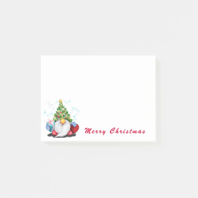 Post-it® Notas Adhesivas Gnomos de Navidad (Anverso)