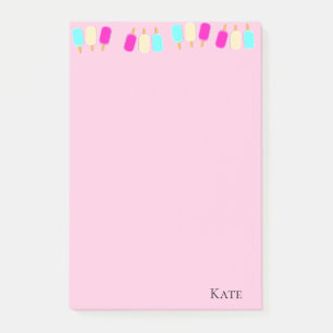 Post-it® Notas Adhesivas Helado Rosa