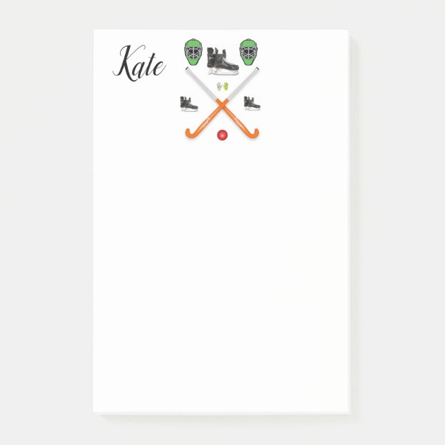 Post-it® Notas Adhesivas Hockey (Anverso)