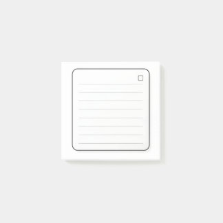 Post-it® Notas Adhesivas Imprimibles de Líneas Mínimas | Lí