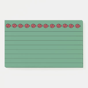 Post-it® Notas adhesivas jumbo de mariquita