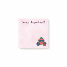 Notas Adhesivas Lindas | Post-Its Berry Importante