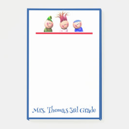 Post-it® Notas Adhesivas Lindos Niños Escuela