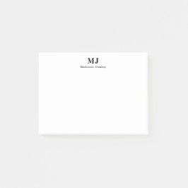 Post-it® Notas Adhesivas Lista de Tareas con Monograma