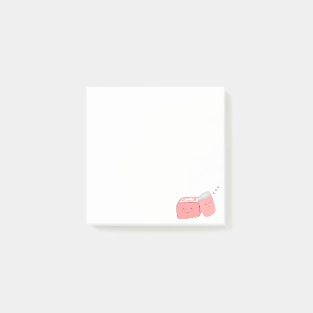 Post-it® Notas Adhesivas | Malvavisco Lindo (Anverso)