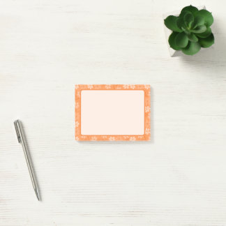 Post-it® Notas adhesivas naranjas divertidas y alegres con