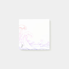 Post-it® Notas adhesivas onduladas