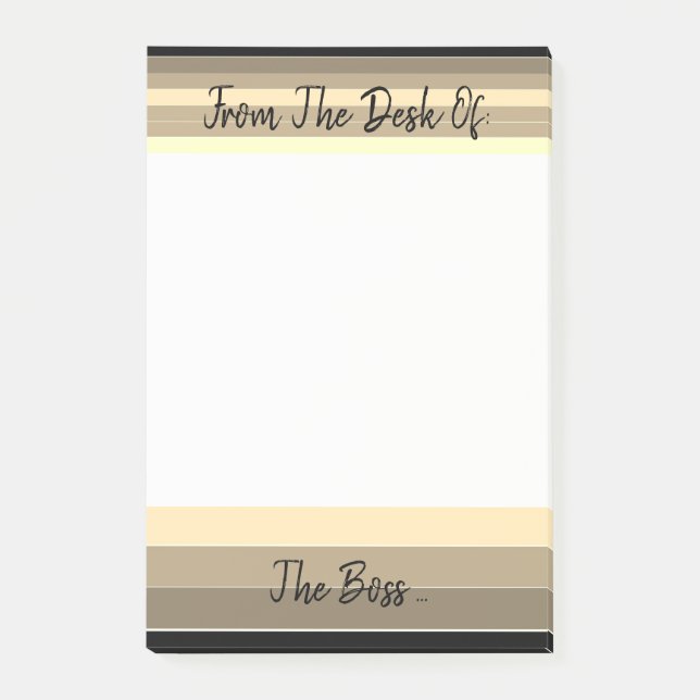 Post-it® Notas Adhesivas Para El Jefe (Anverso)