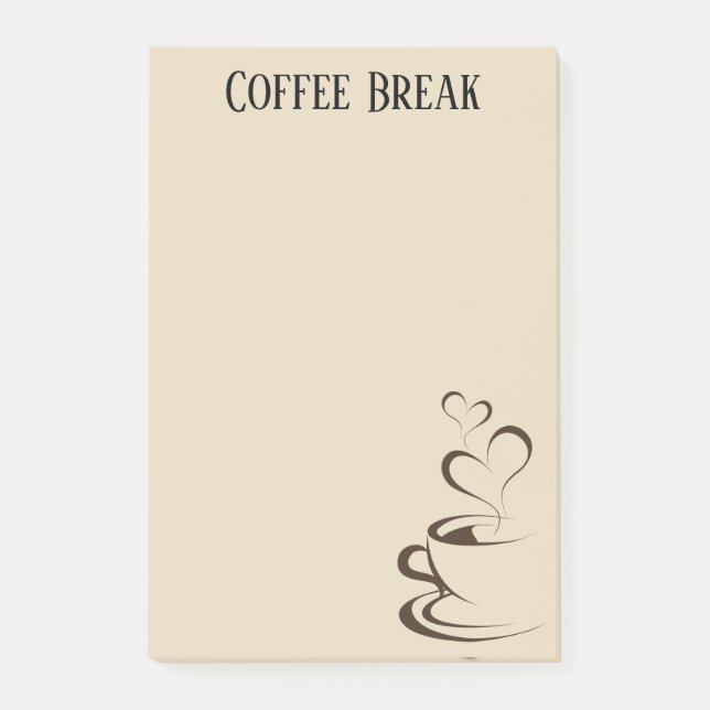 Post-it® Notas adhesivas para la pausa del café (Anverso)