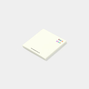 Post-it® Notas Adhesivas® para Negocios con su Logotipo y T