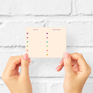 Post-it® Notas Adhesivas Pasado Corazón para Trabajo y Asun