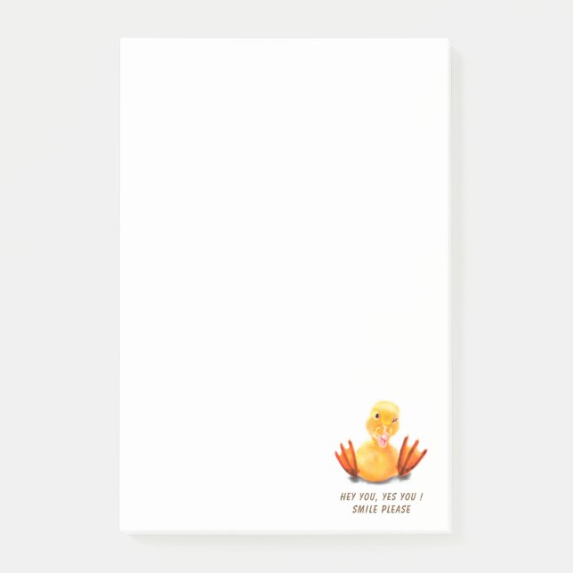 Post-it® Notas Adhesivas Pato Divertido (Anverso)