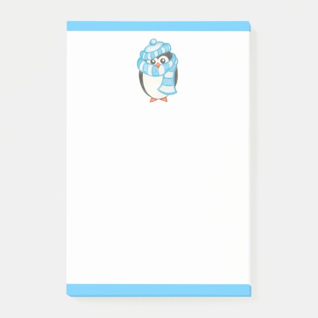 Post-it® Notas Adhesivas Penguin Cuaderno  (Anverso)