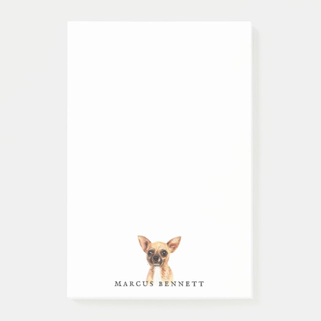 Post-it® Notas Adhesivas Personalizadas | Chihuahua (Anverso)