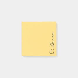 Post-it® Notas Adhesivas Personalizadas con Nombre y Letra 