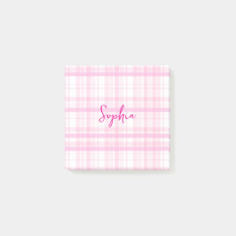 Post-it® Notas Adhesivas Personalizadas de Cuadro Rosa con 