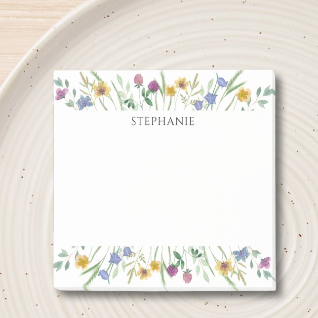 Post-it® Notas Adhesivas Personalizadas de Flores Silvestre (Subido por el creador)