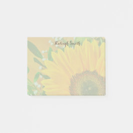 Post-it® Notas Adhesivas Personalizadas de Girasol
