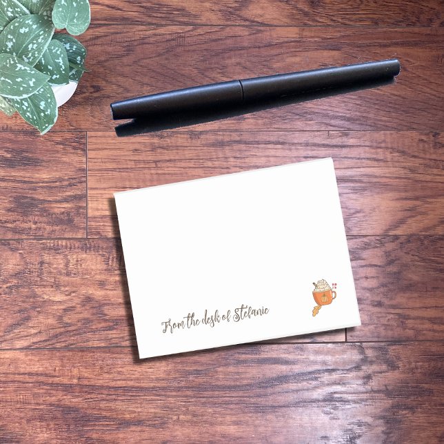 Post-it® Notas adhesivas personalizadas de latte con especi (Subido por el creador)
