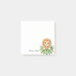 Post-it® Notas Adhesivas Personalizadas de León Adorable en