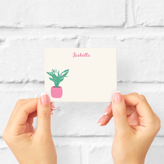 Post-it® Notas Adhesivas Personalizadas de Lirio de la Paz (Subido por el creador)