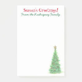 Post-it® Notas adhesivas personalizadas de Navidad