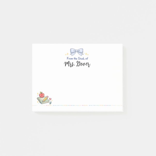 Post-it® Notas Adhesivas Personalizadas Desde el Escritorio (Anverso)