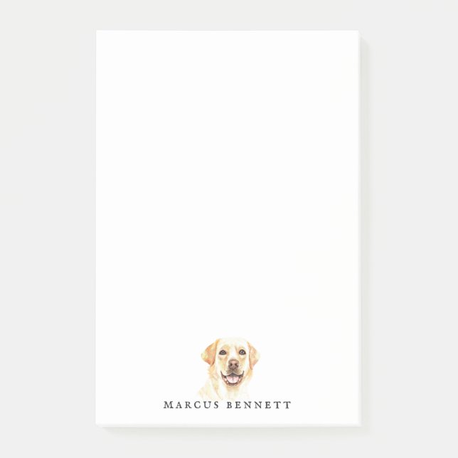 Post-it® Notas Adhesivas Personalizadas | Labrador Retrieve (Anverso)