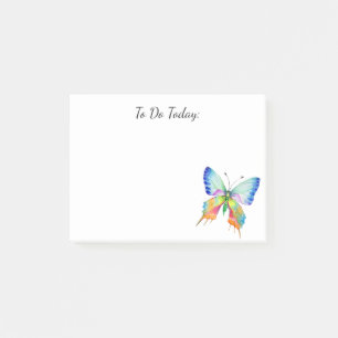 Post-it® Notas Adhesivas Personalizadas Mariposa Arcoíris