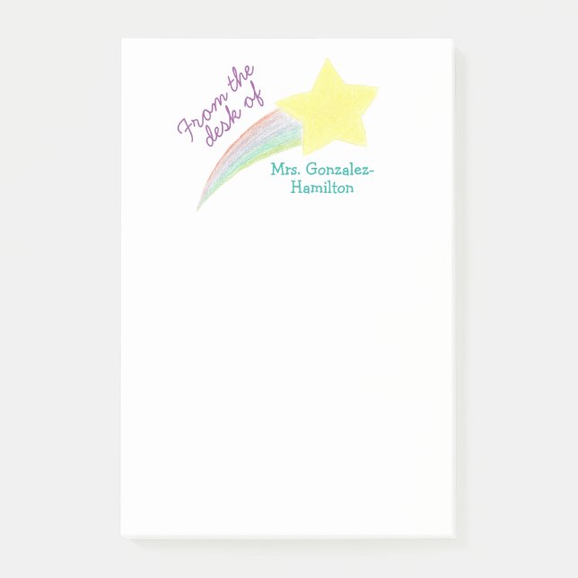 Post-it® Notas Adhesivas Personalizadas para Maestros (Anverso)