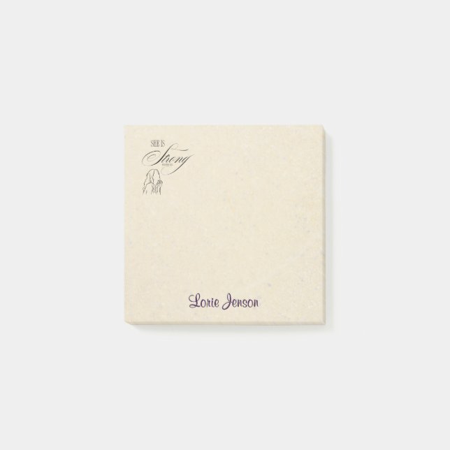 Post-it® Notas Adhesivas Personalizadas para Tomar Notas (Anverso)
