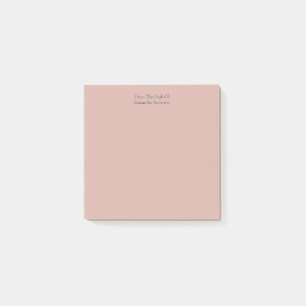 Post-it® Notas Adhesivas Personalizadas Rosa Beige