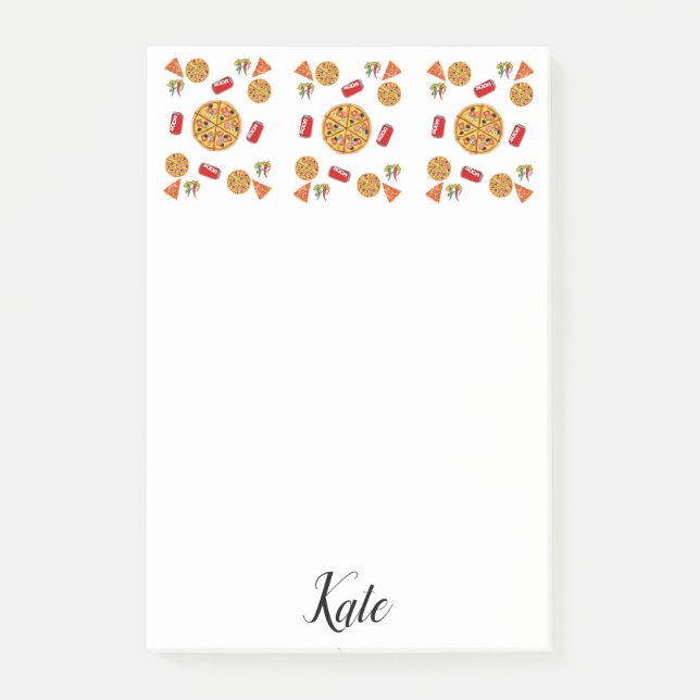 Post-it® Notas Adhesivas Pizza (Anverso)