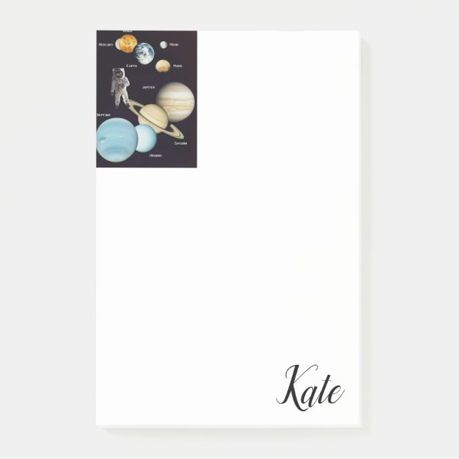 Post-it® Notas Adhesivas Planetas (Anverso)