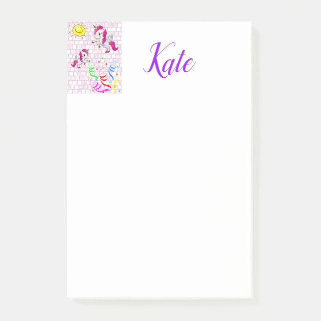 Post-it® Notas Adhesivas Poni (Anverso)