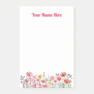 Post-it® Notas Adhesivas Poppies on Parade