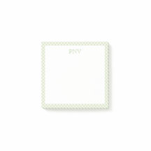 Notas Adhesivas Preppy Verde y Blanco
