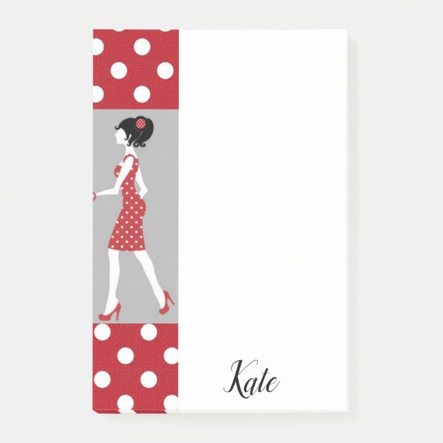 Post-it® Notas Adhesivas Punto Rojo (Anverso)